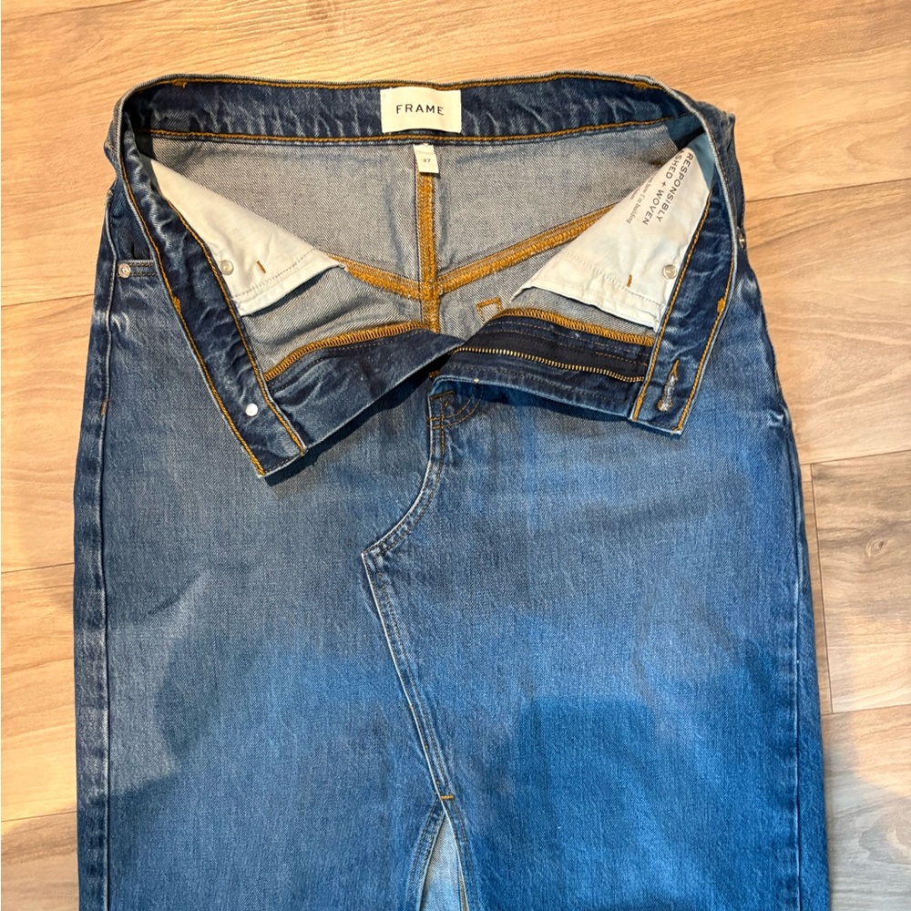 Frame Denim Classic Blue jeans skirt